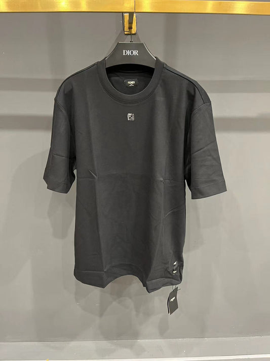 Fendi Small Metal Logo T-shirt